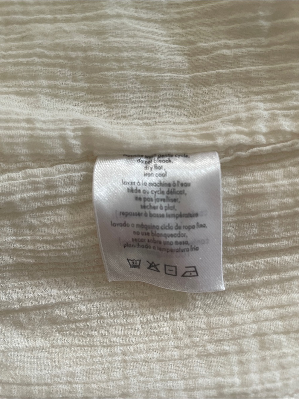 ONIA Crinkle Gauze Maxi Dress In Egret. Size M - Picture 13 of 16